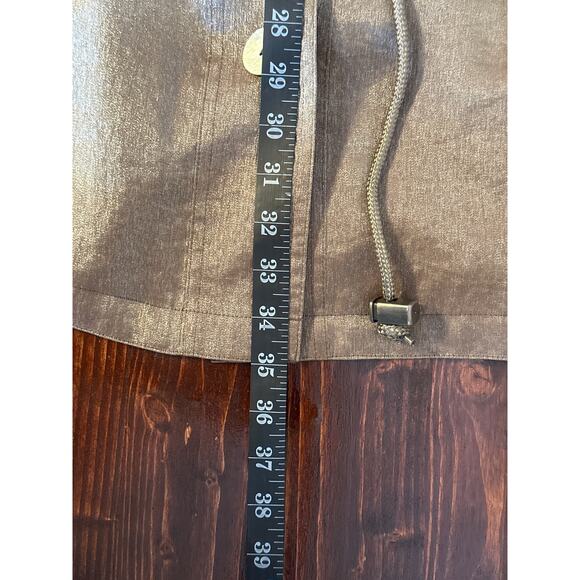 PIZAZZ Gold Brown Metallic Jacket S Y2K 90’s Romantic Goth Couture Streetwear - Picture 14 of 16